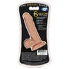 Cloud 9 Novelties Pro Sensual Premium Silicone Dong 6 inch with 3 C-Rings - Tan, Realistic Pleasure for Both Genders - Adult Naughty Store