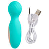 Cloud 9 Health & Wellness Flexi-Massager Rechargeable Wand Teal - Adult Naughty Store