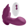 Cloud 9 Health & Wellness Wireless Remote Control Panty Leaf Vibrator - Plum, Model WTC941, for Women, Clitoral and G-Spot Stimulation - Adult Naughty Store