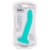 Ergo Super Flexi II Teal Green Silicone Dong - Pro Sensual Line - Model WTC965 - G-Spot Stimulator for Women - Adult Naughty Store