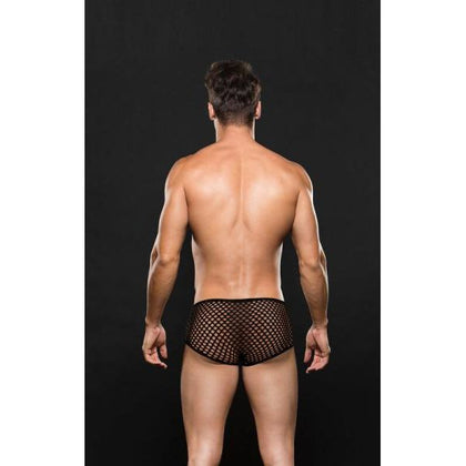 Envy Modern Fishnet Trunk Black L/Xl Fishnet Men's Underwear for 36
