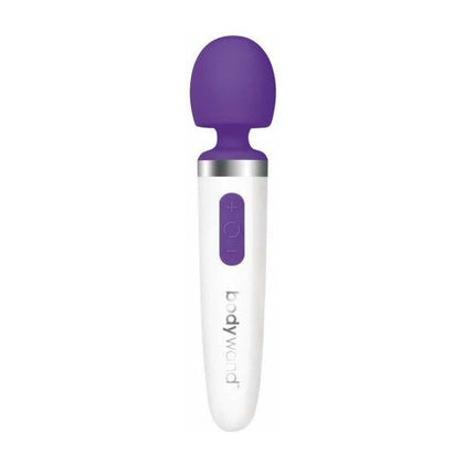 Bodywand USB Multi Function Mini Massager Purple - Powerful Rechargeable Wand Vibrator for Women, Full Body Pleasure, Aqua Mini Wand, Model BW-USB-PM-PUR