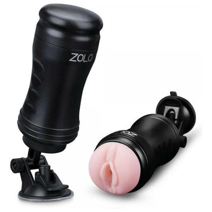 Zolo Handsfree Masturbator - The Ultimate Hands-Free Pleasure Device for Men, Model XG-2000, Designed for Intense Solo Experiences, Discreet and Shower-Friendly, Targeting the Male Genital Area, Jet Black