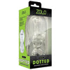 Zolo Gripz Dotted Clear Textured Stroker - Model XG-2001 - Male - Intense Stimulation - Transparent - Adult Naughty Store