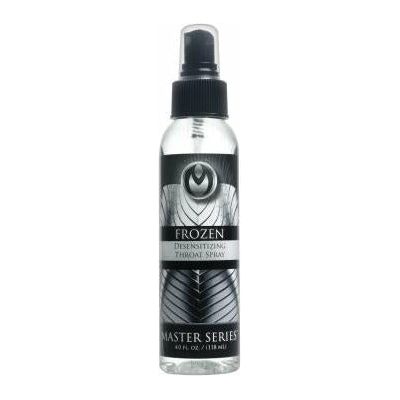 Master Series Frozen Deep Throat Desensitizing Spray - Model FTDS-4 - Male - Throat Numbing Spray for Enhanced Oral Pleasure - 4oz - Winter Mint - Adult Naughty Store