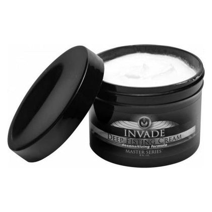 Introducing the Invade Deep Fisting Cream - Desensitizing Formula 8oz: The Ultimate Anal Stretching Aid for Pleasurable Play