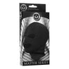 Master Series Facade Spandex Hood with Eye and Mouth Holes - O/S - Black - Sensual BDSM Roleplay Accessory - Adult Naughty Store