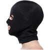 Master Series Facade Spandex Hood with Eye and Mouth Holes - O/S - Black - Sensual BDSM Roleplay Accessory