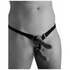 XR Brands Strap U Unity Double Penetration Strap On Harness - Model XRU-001 - Unisex - Dual Pleasure - Black