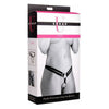 XR Brands Strap U Unity Double Penetration Strap On Harness - Model XRU-001 - Unisex - Dual Pleasure - Black