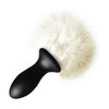 Tailz Bunny Tail Anal Plug - Model TBA-001 - Unisex - Pleasure for Backdoor Delights - Black