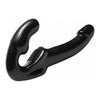 XR Brands Strap U Revolver Strapless Strap On Dildo Black - Model RSOD-10 - Dual Pleasure for Couples