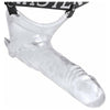 Master Series Grand Mamba XL Clear Cock Sheath with Jock Strap Waistband - Model XLS-001 - Male Penis Extender for Enhanced Pleasure and Performance