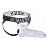 Master Series Grand Mamba XL Clear Cock Sheath with Jock Strap Waistband - Model XLS-001 - Male Penis Extender for Enhanced Pleasure and Performance