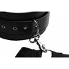 XR Brands Master Series Acquire Easy Access Thigh Harness and Wrist Cuffs Black - Versatile Positioning Aid for Enhanced Intimacy and Boundless Pleasure