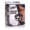 XR Brands Strict Speed Snap Cock Ring - Enhance Erection Strength and Sensation for Men - Model SS-200 - Black - Adult Naughty Store