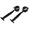 XR Brands Strict Over The Door Restraints - Model XRSDR-2021 - Unisex Bondage Toy for Sensual Doorway Play - Black - Adult Naughty Store