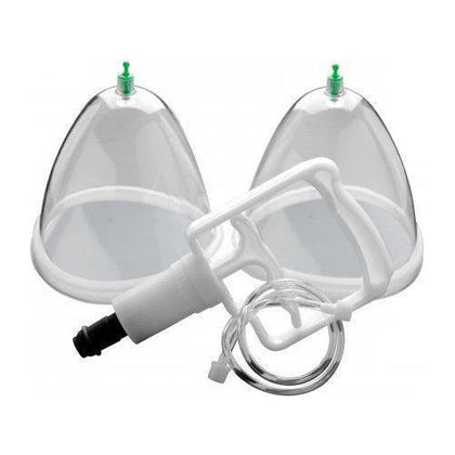 Size Matters Breast Cupping System - Powerful Suction Breast Enhancement Pump for Women - Model BCS-2000 - Enhance and Stimulate Your Breasts - Pink