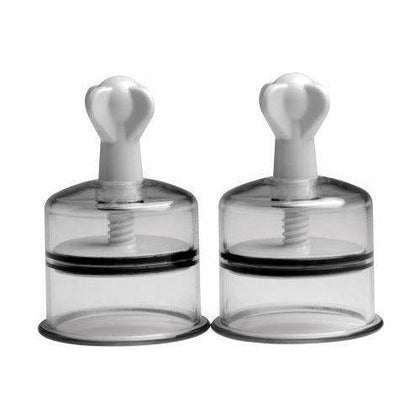 Size Matters XL Nipple Suckers - Powerful Suction Nipple Enhancers for All Genders, Intensify Pleasure, Clear