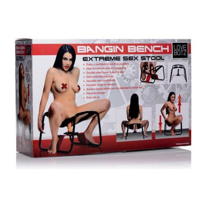 Lovebotz Bangin Bench Extreme Sex Stool XR-5000 Unisex Full-Body Pleasure Enhancer - Red