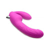 Royal Rider Vibrating Silicone Strapless Strap On Dildo - Purple, Model RR-1000, for Couples, Clitoral and Vaginal Stimulation - Adult Naughty Store