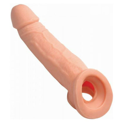 XR Brands Ultra Real 2 Inches Solid Tip Penis Extension - Model XR-2000 - Male - Enhances Length and Girth - Beige