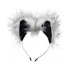 XR Brands Grey Wolf Tail Anal Plug and Ears Set - Model XRW-TPAW01 - Unleash Your Inner Animal with this Sensational Grey Fox Tail Anal Plug and Ears Set for All Genders - Enhance Pleasure and Embrace Your Wild Side - Grey