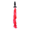 XR Brands Tailz Hot Pink Pony Tail Anal Plug - Model TP-001 - For All Genders - Intense Anal Pleasure - Vibrant Hot Pink