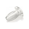 XR Brands Master Series Gape Glory Clear Hollow Anal Plug Large - Model XRS-7896 - Unisex Anal Pleasure - Transparent - Adult Naughty Store