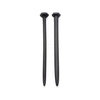 XR Brands Master Series Hardware Nail & Screw Silicone Urethral Sounds Black - Premium Silicone Urethral Sounding Rods for Intense Pleasure