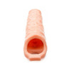 Size Matters 3-Inch Penis Flesh Extender Sleeve by XR Brands - Model XRS-3000 - Male Enhancement Toy for Enhanced Pleasure - Flesh Color - Adult Naughty Store