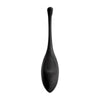 XR Brands Under Control Vibrating Egg W- Remote - Rechargeable Silicone Egg Vibe for Couples Play - 4 Speeds, 7 Patterns - Black