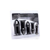 Master Series XR Brands Expansion Anal Dilator Set - Model XRD-500 - Unisex - Anal Pleasure - Black - Adult Naughty Store