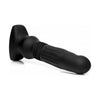 XR Brands Thunderplugs TS-01 Swelling & Thrusting Silicone Plug with Remote Control - Unisex Anal Pleasure Toy - Black - Adult Naughty Store