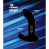 Alpha Pro 10X P-Massage Moving Bead Prostate Stimulator - Advanced Male Pleasure Device - Model AP10X - Black - Adult Naughty Store