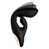 XR Brands Wonder Vibes 7X Bendable Silicone Rabbit Vibe Black - Ultimate Pleasure for Women - Adult Naughty Store