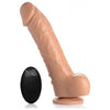 XR Brands Loadz 8.5in Vibrating Squirting Dildo - Model L8.5M - Medium Tan - Rechargeable Pleasure for All Genders - Adult Naughty Store