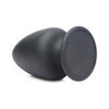 XR Brands Squeeze-It Silexpan Anal Plug Small Black - Model SP-001 - Unisex Pleasure Toy for Intense Anal Stimulation - Adult Naughty Store