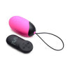 XR Brands Bang! XL Vibrating Egg Pink - Powerful Silicone Remote Control Bullet Vibrator for Intense Pleasure