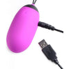 Bang! XL Vibrating Egg Purple - Powerful Silicone Egg Vibrator for Intense Pleasure - Model XR-VE21P - Women's Clitoral Stimulation - Waterproof - USB Rechargeable - Wireless Remote Control I - Adult Naughty Store