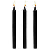 Master Series Dark Drippers Fetish Drip Candle Set Of 3 Black - Adult Naughty Store