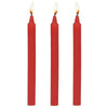 Master Series Fire Sticks Fetish Drip Candle Set Of 3 Red