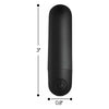 Bang! XR Brands Vibrating Bullet W- Remote Control - Model BV-RC01 - Unisex - Clitoral Stimulation - Black - Adult Naughty Store