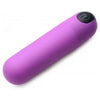 XR Brands Bang! Vibrating Bullet W- Remote Control - Powerful Purple Pleasure Toy - Adult Naughty Store