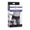 Strap U Lace Envy Crotchless Panty Harness Black X/XL - Adult Naughty Store