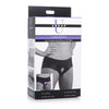 Strap U Lace Envy Crotchless Panty Harness Black S/M - Adult Naughty Store