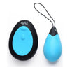 XR Brands Bang! 10X Vibrating Silicone Egg with Remote - Blue, Model BVE-10X, for Intense Pleasure and Versatile Play