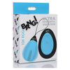 XR Brands Bang! 10X Vibrating Silicone Egg with Remote - Blue, Model BVE-10X, for Intense Pleasure and Versatile Play
