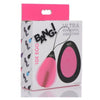 Bang! XR Brands 10X Vibrating Silicone Egg with Remote - Model VE-10P - Pink - For Intense Pleasure and Ultimate Control - Adult Naughty Store