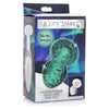 XR Brands Booty Sparks GS-001 Glow-in-the-Dark Glass Anal Plug Large - Unisex Pleasure - Clear/Green - Adult Naughty Store